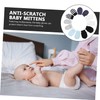 Healvian 6-Pairs of Baby Anti-Scratch Mittens Comfortable Cotton Infant Gloves
