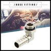 Hihaha Universal Car 90 Degree Brass Fitting Hose Adapter, Hose