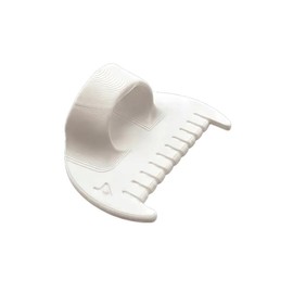 Hand Sewing Template,Overlock Ruler with Scale,Edge Stitch Lock & Measuring Gauge for Straight & Curved Seams DIY Sewing Machine Quilting & Accessories (White)