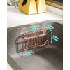 HapiRm Multifunctional Sink Sponge Holder with Unique M-Shaped, 2 Installation