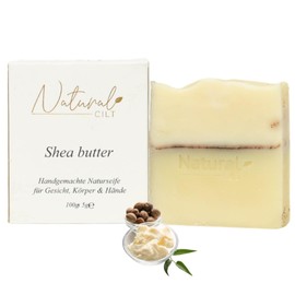 Natural Cilt Shea Butter Soap - 100% Natural Soap - No Harmful Ingredients - Certified - Handmade - Shower Soap for All Skin Types - Shower Gel - Natural Food
