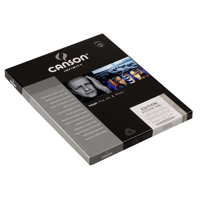 Canson 206211006 Edition Etching Rag Box, Photopapier, A4