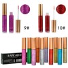 Coloured Glitter Eyeliner Liquid，Purple Glitter Liquid Eye Liner, Waterproof Eyeliner