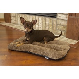 SportPet Designs Waterproof Pet Bed - Fits SportPet Plastic Dog Kennel, 20 inches,Brown