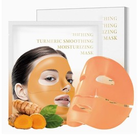 Soleneva 4 Stück Feuchtigkeitsspendende Gesichtsmaske, Gesichtspflege für trockene Haut (Grün)