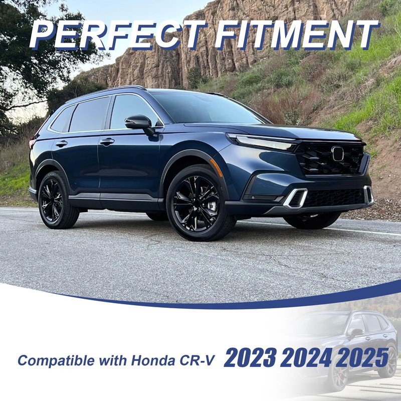 Front Grill Black Trim for Honda CRV 2023-2026 Grille Chrome