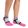 TOETOE® Sport Light Runner Toe Socks, pink, 36-39