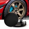 Wheel Center Caps 62mm 58mm 4pcs Black Wheel Center Caps