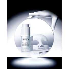 Filorga | Mascarilla para ojos | OPTIM-EYES MASK | Mascarilla con crema intensiva revitalizante 3 en 1 para el contorno de ojos con péptidos y ácido h