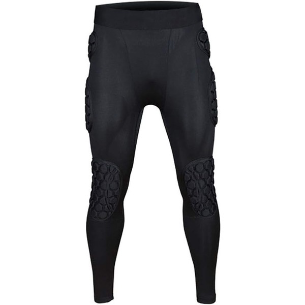 ciseroye Mens Padded Compression Shorts with 6- Pad Football Girdle