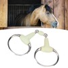 QANYEGN Horse Mouth Bit, Stainless Steel Horse Bit, Rubber Wrapped