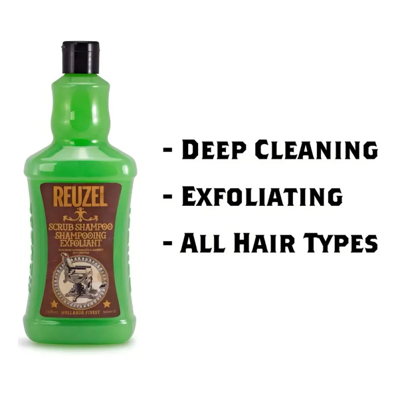 Reuzel Scrub Shampoo Exfolia Y Limpia Cuero Cabelludo 100ml