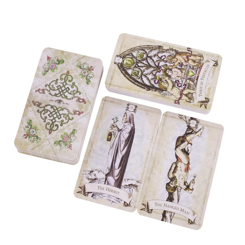 Zqkimzi Tarot Deck, 78 Old Style Tarot Deck, Tarot Book