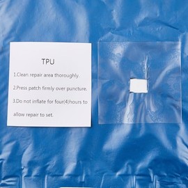Tent Repair Kit, Air Bed Repair Patches - 7 x 7 cm Clear Waterproof Puncture Repair Tape (10)