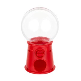 Hammont Gumball Machine Shaped Acrylic Candy Boxes - 12 Pack - 3.5"x2" - Perfect for Weddings, Birthdays, Party Favors and Gifts | Designer Cute Clear Lucite Plastic Treat Containers
