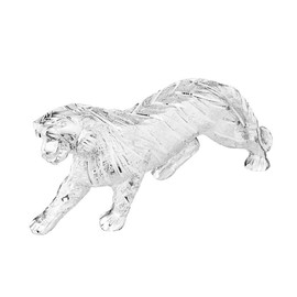 SKYTRAIL VENTURES Aluminium Panther Handcrafted Antique Showpiece | Decorative Collectible Figurine for Home Décor, Living Room, Office | Unique Artisan Craft