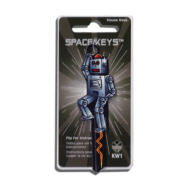 SPACE KEYS Robot Shaped House Key KW1 KW10