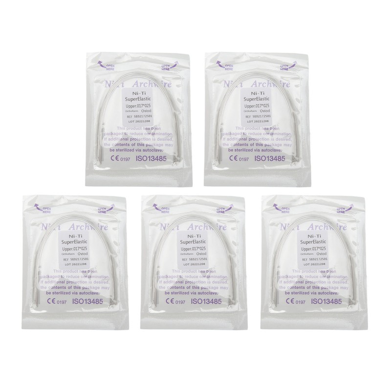 50pcs Orthodontic Rectangular Arch Wire Nickel Titanium Dental Orthodontic Arch