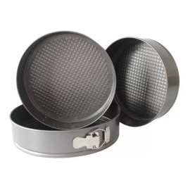 BOSSCO Moldes Pasteles Repostería Desmontables Para Tartas 3 Piezas