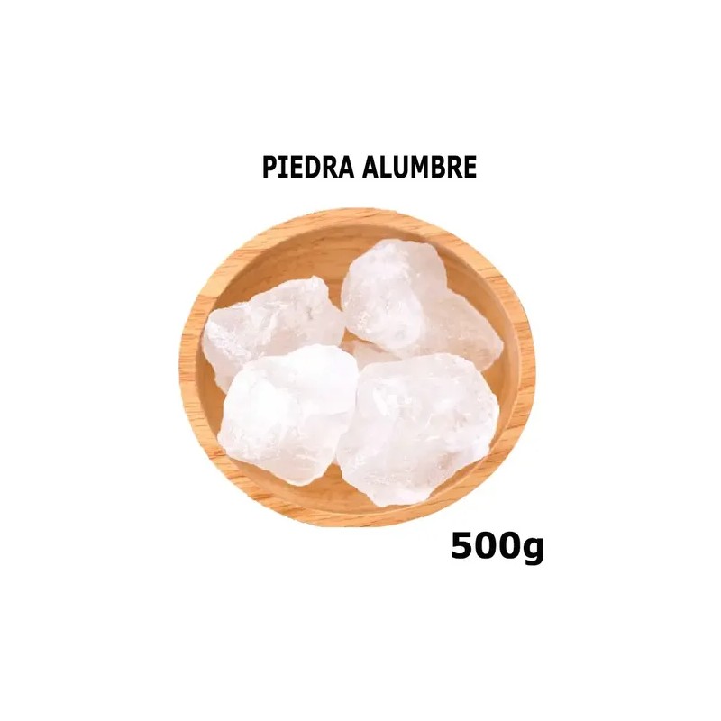 Piedra De Alumbre Natural Premium 500g