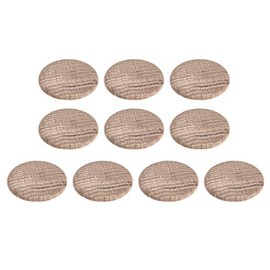 uxcell Wood Button Plugs 1 Inch Oak Hardwood Screw Hole Furniture Plugs 10 Pack