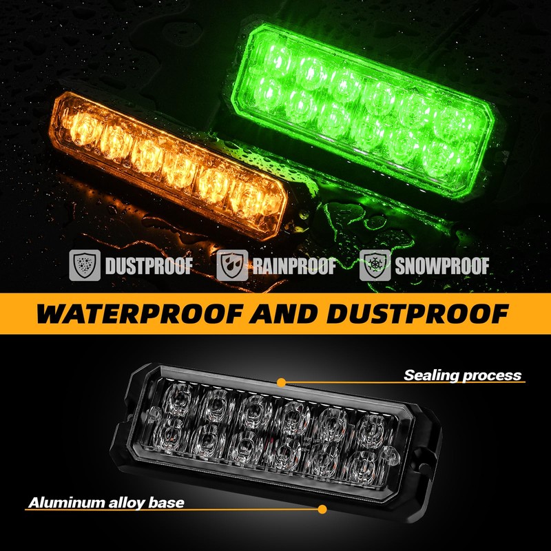 ELECHOI Sync Feature LED Strobe Light Kit - 8pcs With