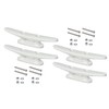 New Marine 4 Nylon Clamps in Black or White, Various