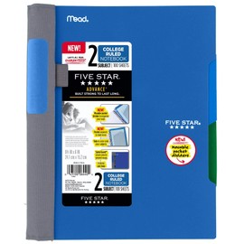 Five Star Advance Wirebound Notebook 2-Subject/College Ruled