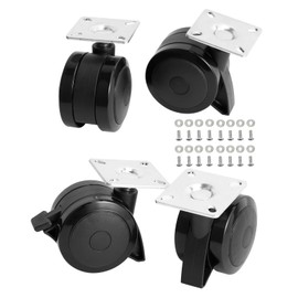 BBQration 69828 Caster Wheel Kit for Weber Spirit 200/300 Series (2013 and Later), 69827 Grill Wheels and 69828 Locking Caster w/Up Front Controls for Weber Spirit Grill Parts E-310 E-315 E-210