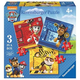 Ravensburger 07057 - Rubble, Marshall & Chase - 25 + 36 +49 Teile Kinderpuzzle