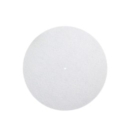 Mikinona Vinyls White Felt Turntable Slipmat Dj Slipmats Cork Slipmats Dj Vinyl Turntable Record Player Platter Felt Pad Sofa Cushion Pad Wool Mat Anti-Static Record Players Mat White Set