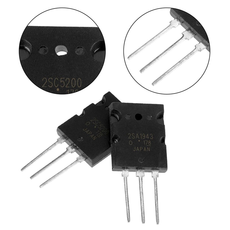 5 x 2SA1943 + 5 x 2SC5200 Audio Transistor 5