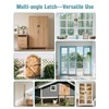 MeBantoo Updated U Patio Sliding Door Loop Lock Latch -