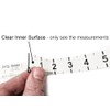 Salty Bones 36" Clear Fishing Ruler Sticker