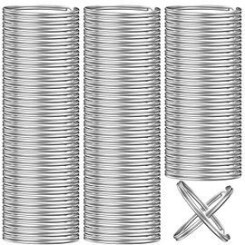 Key Rings Bulk, Split Key Rings, Keychain Rings and Crafts 1 inch (25mm) (300)