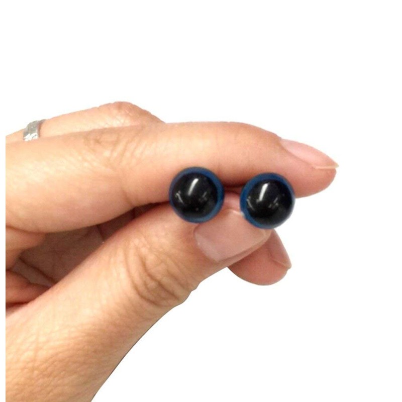 50PCS BluePlastic Safety Eyes DIY Sewing Crafting Accessories for Doll