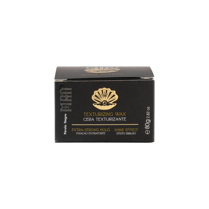 Pérola Negra Texturizing Wax for Men, Extra-Strong Hold, Shine Effect,
