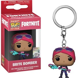 Funko 36969 Pop! Keychain: FortniteBrite Bomber, Multicolor