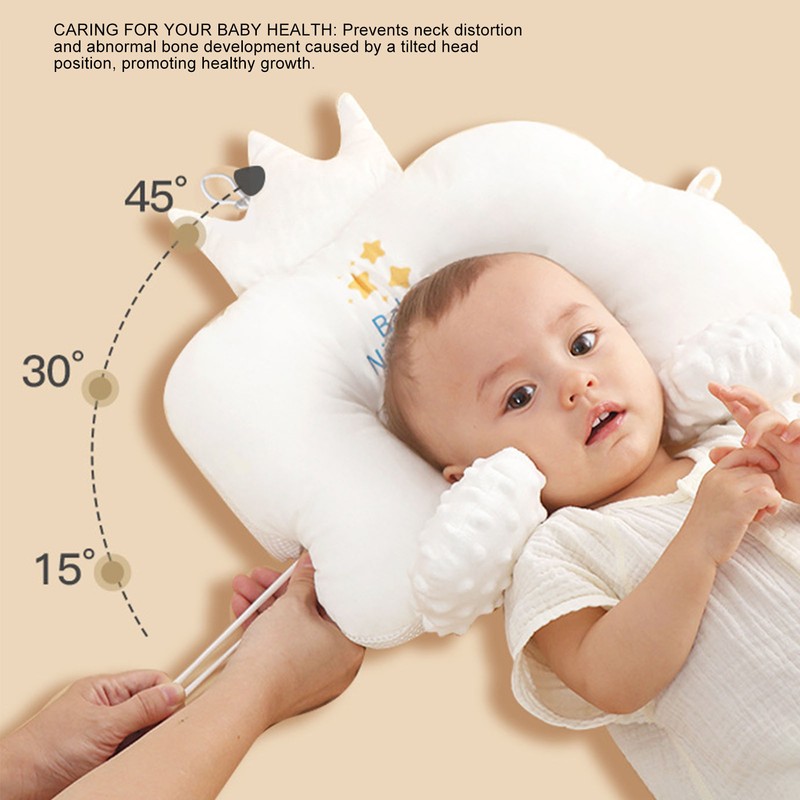Baby Sleeping Pillow Breathable Super Soft Ergonomic Infant Nursing Pillow
