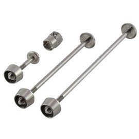 Pitlock Set 02 Front Wheel, Rear Wheel & Seat Post: