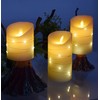 LED flameless Candle, with Embedded Starlight String, danip 5-Piece LED