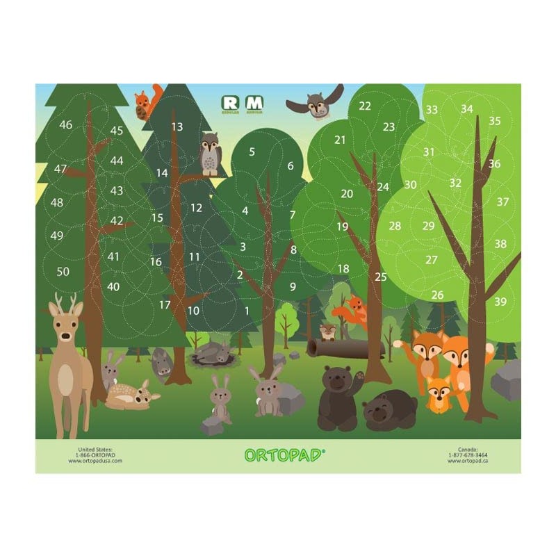 Ortopad® Reward Poster Pack, Forest/Panda/Birthday