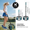Tennis Ball Collector Roller with Adjustable Handle, No-Bend Quick Rolling