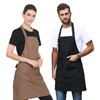 Yotsuba Apron, Unisex Bib Apron, Upgraded Waterproof Canvas, Adjustable, Multiple