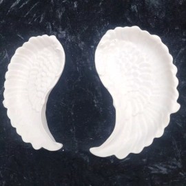 Unbranded Angel Wings Trinket Trays Paint It Yourself Blank Ceramics 5" X 3"