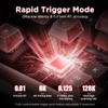 MIKIBY Alux60-60% Mechanical Gaming Keyboard Wired, Magnetic Switch Hot Swappable,
