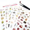 Obujopal Planner Stickers, 365 Pcs Daily Weekly Monthly Holiday Seasonal