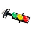 MODULO DE SEMAFORO DE LEDS VERDE AMARILLO ROJO A 5V,