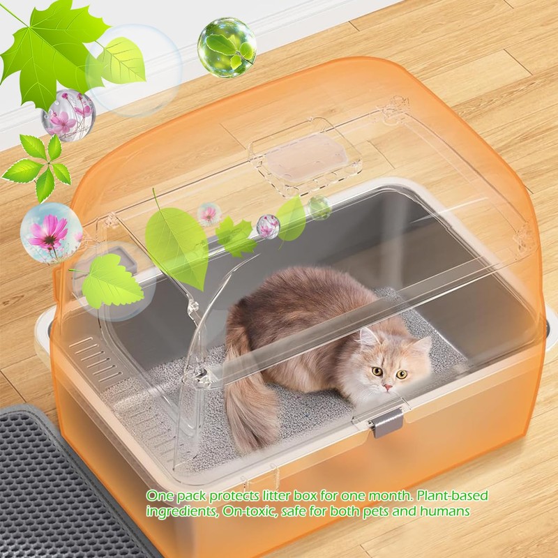 Pet Odor Eliminator for Self Cleaning Cat Litter Box, Cat