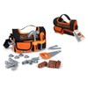 SMOBY Black + Decker Caisse a Outils Tissu + 4